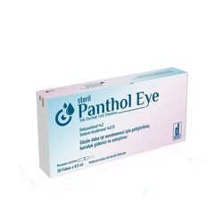 Panthol Eye Tek Dozluk Göz Damlası 0,5 ml 20 Flakon