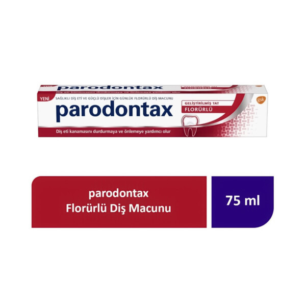 Parodontax Geliştirilmiş Tat Florürlü Diş Macunu 75 ml - 1