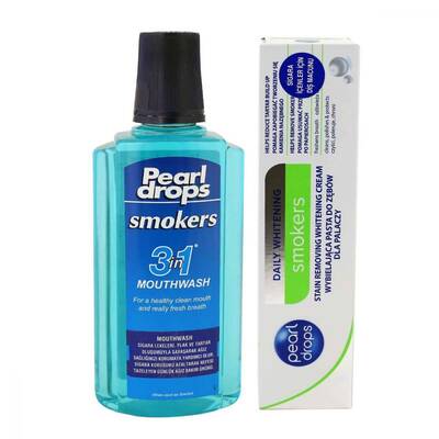Pearl Drops Smokers Ağız Bakım Suyu ve Diş Macunu - 1