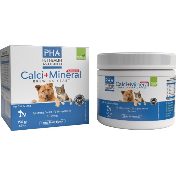PHA Calci+Mineral Brewers Yeast For Cat & Dog 150 gr - 1