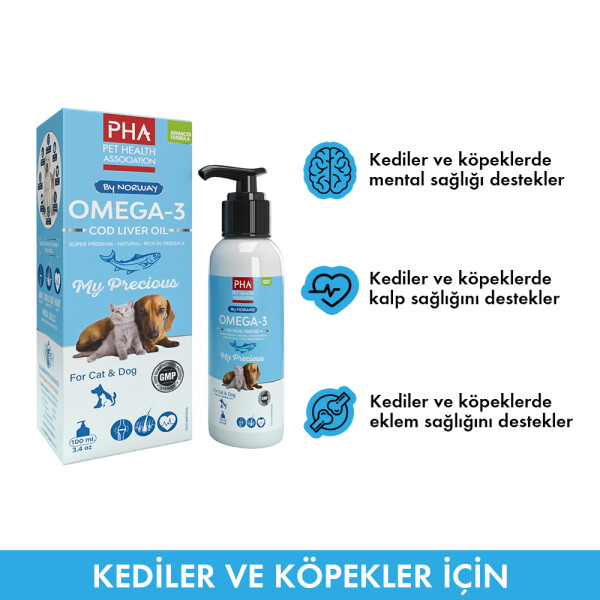 PHA Omega-3 Cod Liver Oil For Cat & Dog 100 ml - 3