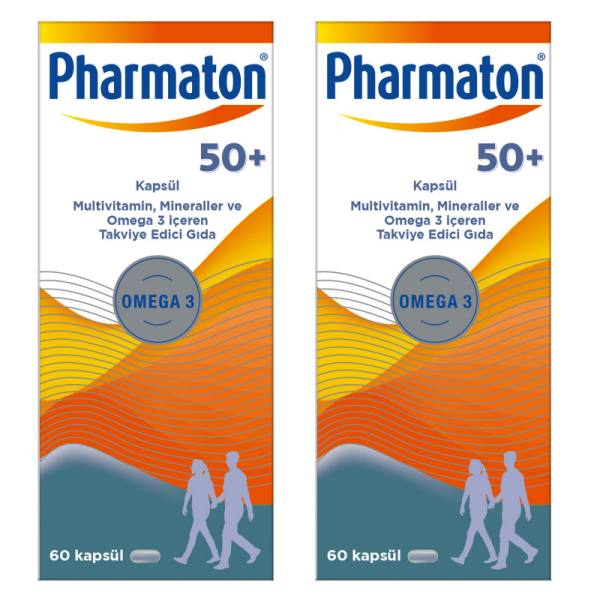 Pharmaton 50+ 60 Kapsül 2'li Avantaj Paketi - 1