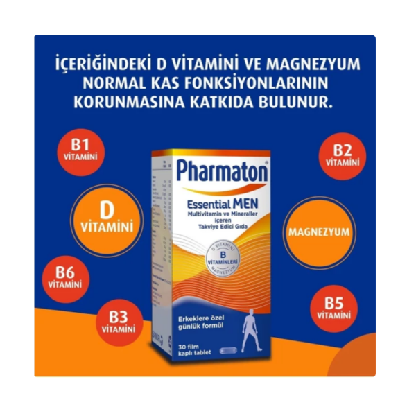 Pharmaton Essential MEN 30 Film Kaplı Tablet - 3