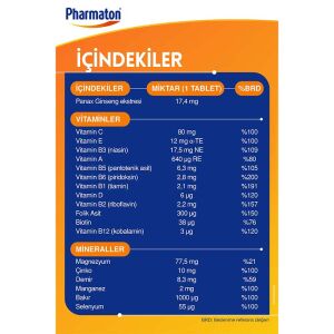 Pharmaton Vitality 100 Tablet - 6