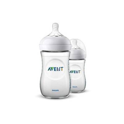 Philips Avent Natural Biberon 2'li 260 ml SCF033/27 - 1