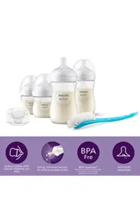 Philips Avent SCD838/11Natural Response Doğal Tepkili Hoşgeldin Bebek Hediye Seti - Cam Değildir.