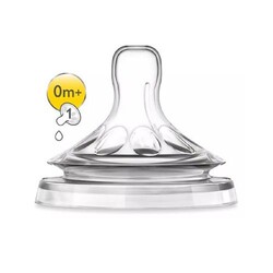 Philips Avent SCF041/27 Natural Biberon Emziği 1 Delik Yenidoğan 2'li