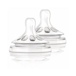 Philips Avent SCF044/27 Natural Biberon Emziği 6m+ 2'li