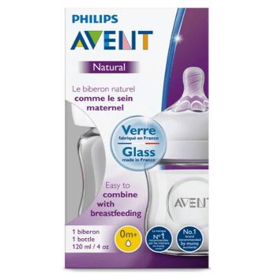 Philips Avent SCF051/17 Natural Cam Biberon 120ml Tekli - 3