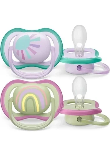 Philips Avent SCF085/59 Ultra Air 0-6 Ay 2'li Kız Emzik - 1