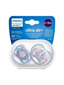 Philips Avent SCF085/61 Ultra Air 6-18 Ay 2'li Kız Emzik