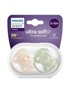 Philips Avent SCF091/07 Ultra Soft 0-6 Ay 2'li Erkek Emzik
