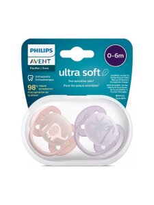 Philips Avent SCF091/09 Ultra Soft 0-6 Ay 2'li Kız Emzik