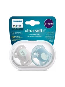 Philips Avent SCF091/15 Ultra Soft 6-18 Ay 2'li Erkek Emzik