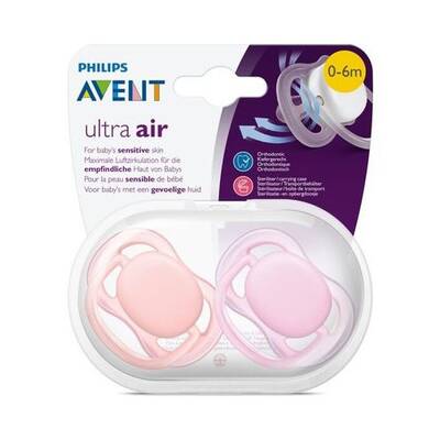 Philips Avent SCF245/20 Ultra Air Emzik 0-6 ay Kız - Renkli - 1