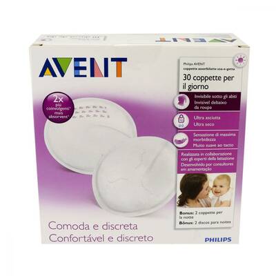 Philips Avent SCF254/30 Tek Kullanımlık Göğüs Pedi 30'lu - 1