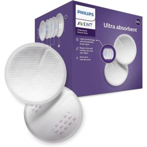 Philips Avent SCF254/60 Tek Kullanımlık Göğüs Pedi 60'lı