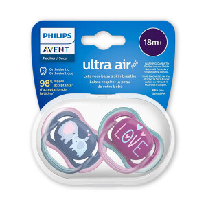 Philips Avent Scf349/22 Ultra Air 18+ Ay 2'li Kız Emzik