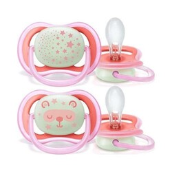 Philips Avent SCF376/22 Ultra Air Night Karanlıkta Parlar 6-18 Ay Emzik Kız 2'li