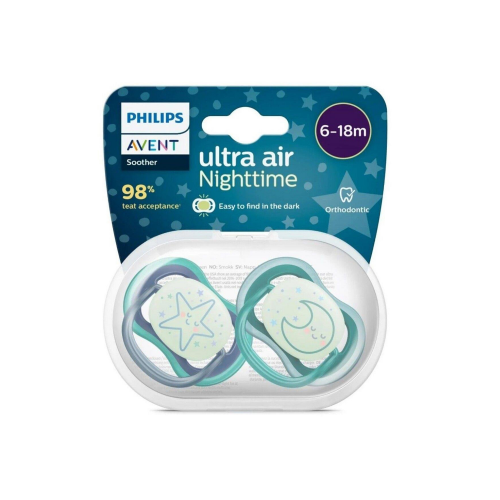 Philips Avent Scf376/13 Ultra Air Nightime 6-18 Erkek Emzik - 1