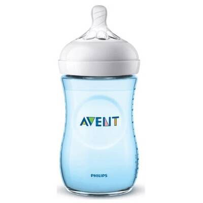 Philips Avent SCF695/17 Natural PP Biberon Tekli 260 ml Mavi - 1