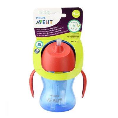 Philips Avent SCF796/01 Desenli Pipetli Damlatmaz Alıştırma Bardağı 200 ml 9 Ay+ 7 oz Mavi - 3