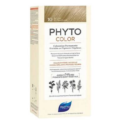 Phyto Phytocolor Bitkisel Saç Boyası - 10 - Extra Hafif Sarı - 1
