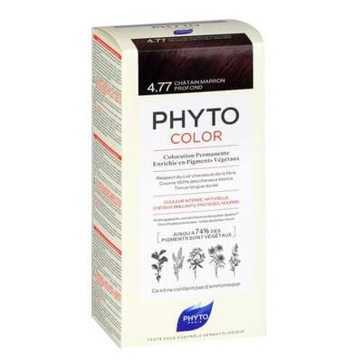 Phyto Phytocolor Bitkisel Saç Boyası - 4.77 - Yoğun Kestane Blonde - 1