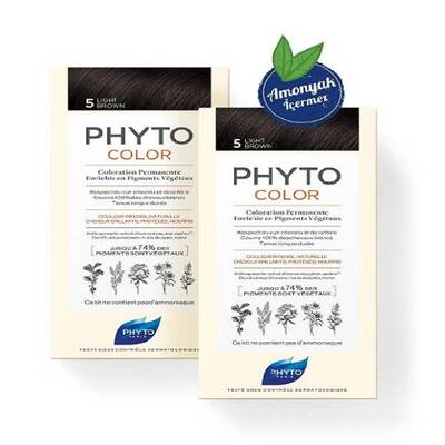 Phyto Phytocolor Bitkisel Saç Boyası - 5 - Brown İkincisi %40 İndirimli - 1