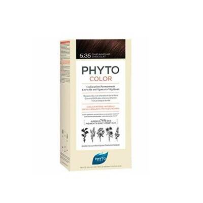 Phyto Phytocolor Bitkisel Saç Boyası - 5.35 - Açık Kestane Dore Akaju - 1