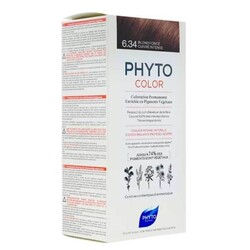 Phyto Phytocolor Bitkisel Saç Boyası - 6.34 - Koyu Kumral Dore Bakır