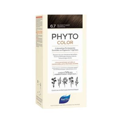 Phyto Phytocolor Bitkisel Saç Boyası - 6.7 - Koyu Kestane Blonde - 1