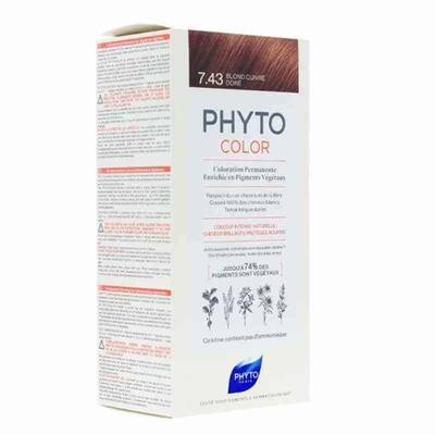 Phyto Phytocolor Bitkisel Saç Boyası - 7.43 - Kumral Bakır Dore - 1