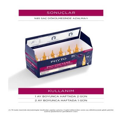 Phyto Phytocyane Women Dökülme Karşıtı Serum Ampul 12'li 5 ml - 4