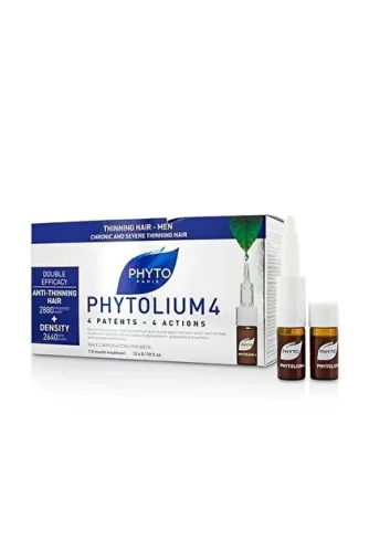 Phyto Phytolium 4 Erkek Tipi Saç Dökülmesine Karşı Etkili Serum 12 X 3.5 mL - 1