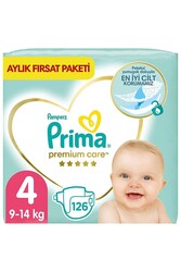 Prima Bebek Bezi Premium Care 4 Beden 126 Adet