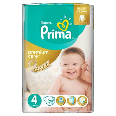 Prima Bebek Bezi Premium Care 4 Maxi Dev Ekonomi Paketi 4 Beden 72 Adet - 2