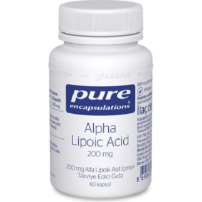 Pure Encapsulations Alpha Lipoic Acid 200 mg 60 Kapsül - 1