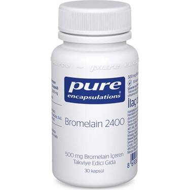Pure Encapsulations Bromelain 2400 500 mg 30 Kapsül - 1
