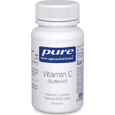 Pure Encapsulations Vitamin C Buffered 30 Kapsül - 1