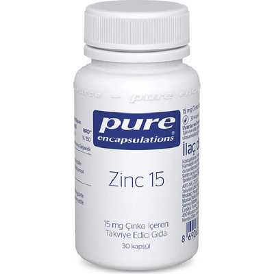 Pure Encapsulations Zinc 15 mg 30 Kapsül - 1