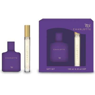 Rebul Charlotte Eau De Parfum Set For Women 100 ml & 20 ml - 1