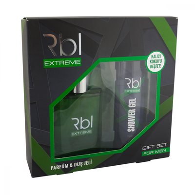 Rebul RBL Extreme Erkek Parfümü 90 ml ve Duş Jeli 200 ml Set - 1