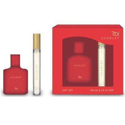Rebul Scarlet Eau De Parfum Set For Women 100 ml & 20 ml - 1