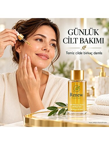 Renew Every Day Cilt Beyazlatıcı Serum 30 ml – Arbutin ve Niacinamide İçeren Aydınlatıcı Cilt Bakım Serumu - 1