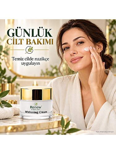 Renew Every Day Meyan Kökü Leke Kremi 50 ml – Arbutin ve Niacinamide İçeren Aydınlatıcı Yüz Bakım Kremi - 1