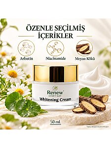 Renew Every Day Meyan Kökü Leke Kremi 50 ml – Arbutin ve Niacinamide İçeren Aydınlatıcı Yüz Bakım Kremi - 3