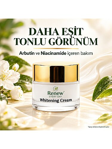 Renew Every Day Meyan Kökü Leke Kremi 50 ml – Arbutin ve Niacinamide İçeren Aydınlatıcı Yüz Bakım Kremi - 4