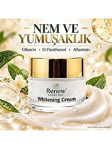 Renew Every Day Meyan Kökü Leke Kremi 50 ml – Arbutin ve Niacinamide İçeren Aydınlatıcı Yüz Bakım Kremi - 5