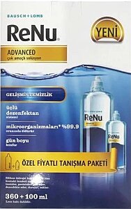Renu Advanced Lens Solüsyon 360 + 100 ml